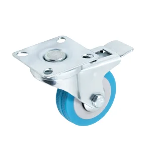 SCgb 25L - Аппаратное колесо 50 мм (площадка, поворотн., тормоз, подш. скольж.)